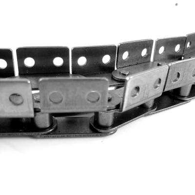 China Professional Conveyor Machinery ZOHEN Conveyor Chains Manufacturing Supplier ISO606 Double C2062 Pitch Standard Conveyor Chains With A2 Attachment for sale