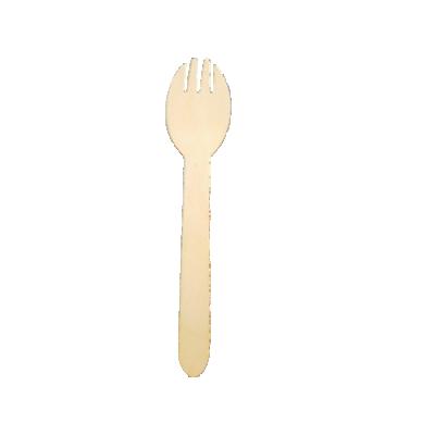 China Camping Cutlery Biodegradable Disposable Portable Flatware Spork Good For Sald Using for sale