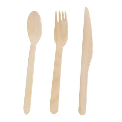 China Sustainable Utensils Camping Wooden Bicakcilik Knife Fork Spoon Cutlery Set Manufacturers for sale