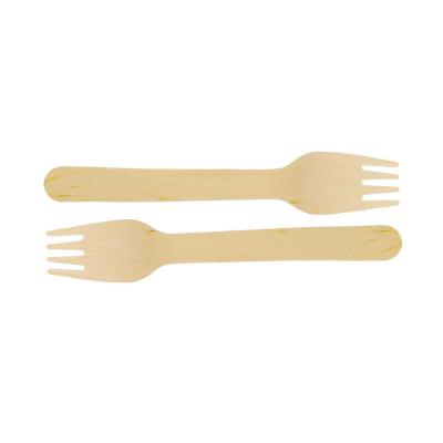 China BBQ Cutlery Camping Compostable Cutlery Tenedores Madera for sale