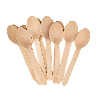 China Camping Camping Wood Spoon Spoon Customized Hotel Cutlery Salad Wooden Spoon for sale