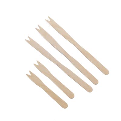 China Kitchen Bar Disposable Mini Disposable Cake Flatware Food Selection Forks Tasting Appetizer Cocktail Table Fruit Forks for sale