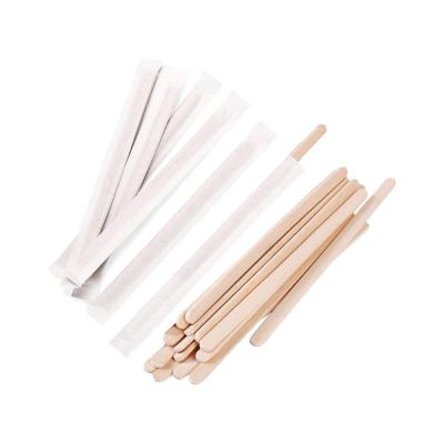 China OEM Durable Wooden Coffee Stirrer Birch Espresso Coffee Stirrer Sticks for sale