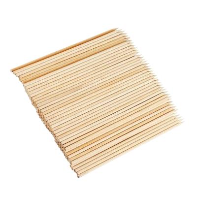 China 4mm Easily Cleaned 5mm Diameter Bamboo Stringer Skewers Kebab Sticks Wooden BBQ Spit For BBQ for sale