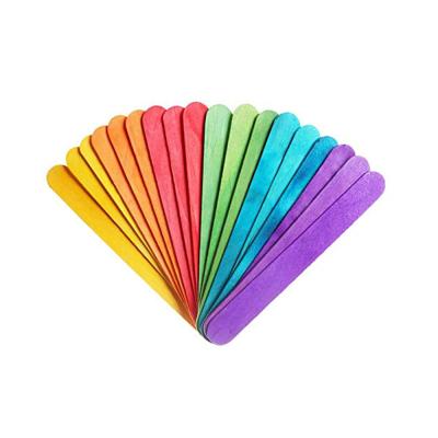 China Viable Colorful Portable Ice Cream Stick DIY Craft Popsicle Color Ice Cream Stick DIY Toys for sale