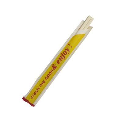 China Cheap Disposable Wooden Yellow Wooden Chopsticks Korea Chopsticks Table Set for sale