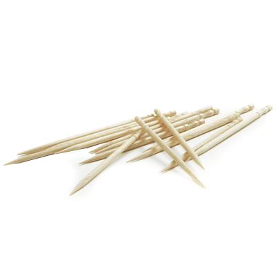 China Top Grade Disposable Bamboo Wood Birch Wooden Toothpick Individually Paper Wrapped for sale