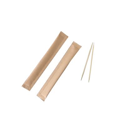 China Wholesale Disposable Wrapped Wooden Toothpicks Two Sides Prickly Birch Palito De Dente Wooden Toothpicks for sale