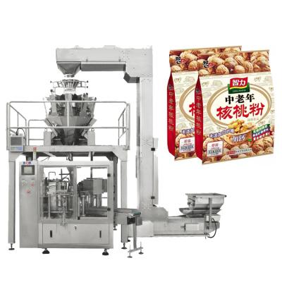 China JHT-200 Auto Rotary Food Premade Oatmeal Multi Head Multi Pouch Sachet Mlti-function Vertical Filling Sealing Packaging Machine for sale