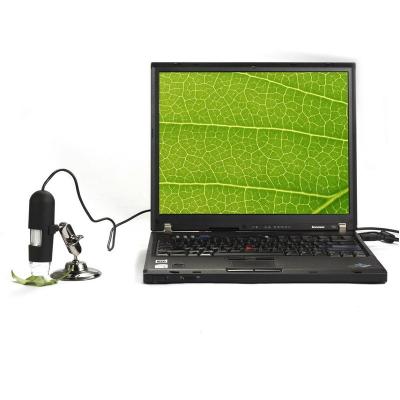 China Research 10x-200x Digital Microscope 8 LED 1000x USB 2.0 Zoom Microscope Camera With Stand for sale