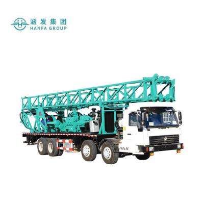 China High Quality SPC HFSPC-1000 Series Drill Locomotive Vehicle Wheel Rotary Drill Rig 600m/1000m Truck Mounted Water Well Drilling Rig Bore Well Drilling Rig for sale