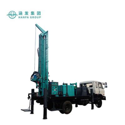 China Farms 350m Truck Mounted HFJ350KT Deep Well Pump Borehole Water Well Drilling Rig Machine for sale