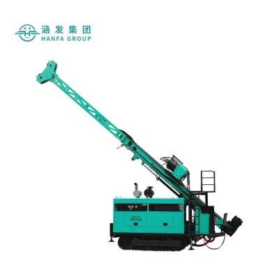 China Farms Ghana Gold Prospecting Full Hydraulic Core HFDX-6 Drilling Rig Crawler Type Core Drilling Machine for sale