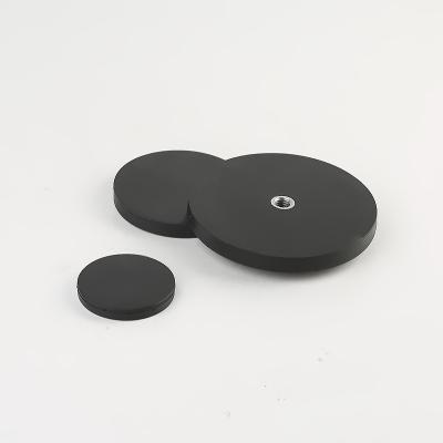 중국 China Supplier D43 / D66 / D88 Rubber Coated Neodymium Pot Magnets with Screw 판매용