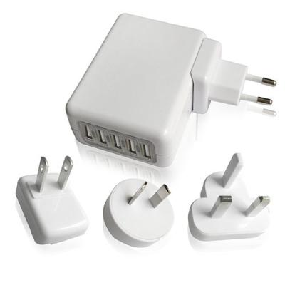 China 5V 10A 5 USB Ports Charger  smart usb charger for mobile phone/electronic product for sale