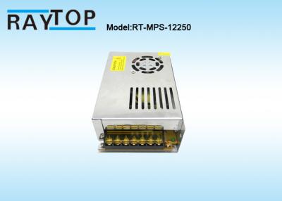 China Cooling Fan CCTV Power Supplies 220V Input AC/DC 12V 20A Metal Case Power Supply for sale