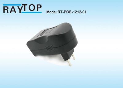 China 12v 1a POE Power Adapter / Switch Power Supply EU Plug Over Current Protection for sale