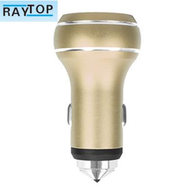 China Fast Charging Dual USB Universal USB Car Charger QC2.0 CE RoHS SAA FCC Certification for sale