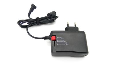 China Black 18W AC To DC Power Adapter Adjustable Output Voltage With 8 Tips for sale