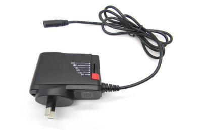 China 3V - 12V AC To DC Power Supply , SAA Standard 30W Adjustable Power Adapter for sale