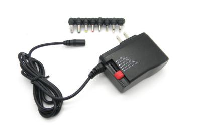 China US Plug 24AWG AC To DC Power Adapter 12W 3V - 12V With 8 Connectors for sale