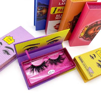 China Tstory Tstory Long Natural Eyelash Vendor Customize Logo Packaging Box 25mm Wholesale Handmade 3D Pure Mink Artificial Magnetic Eyelashes for sale