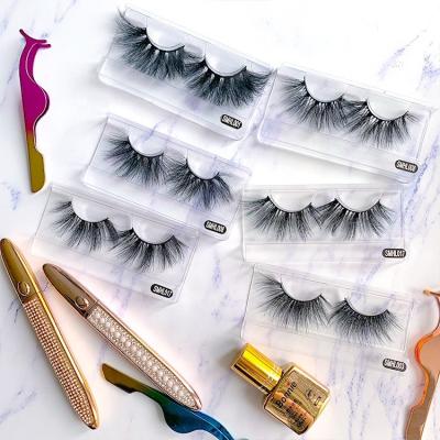 China Super Flexible Tstory private label white boxcustomized regular 3D wholesale siberian natural mink eyelashes vendor 25MM for sale