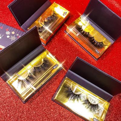 China Long Tstory Natural Real Mink Eyelash Peddler In 2020 False Eyelashes Wholesale 3D 25MM Mink Strip Lashes for sale