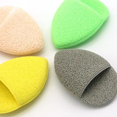 China Natural PU Seaweed Microfiber / Tstory Beauty Free Face Latex Sponge New Face Wash Sponge for sale