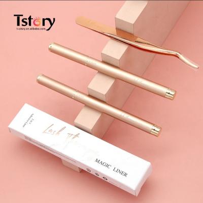 China Factory Tstory Sticker Liquid Eyeliner Glue Pen Wholesale Private Label Waterproof Magic Eyelashes Best for sale