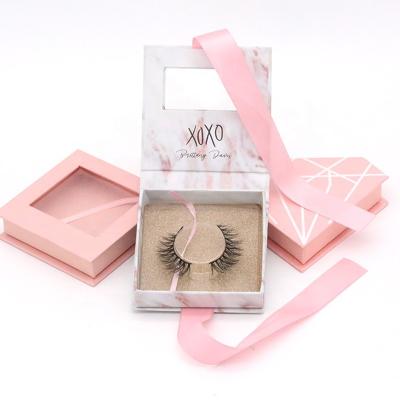 China Tstory Wholesale Super Flexible Mink Magnetic 25mm 3D Mink Lashes With Custom Eyelash Packaging for sale