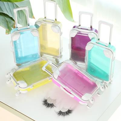 China Tstroy 25MM 3D Mink Eyelash Long Natural Travel Case Eyelash Packaging Case Supplier Custom Made for sale