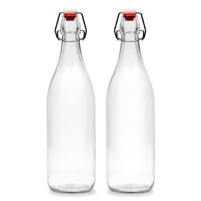 China Beverage Enzyme Glass Bottle Fermented Instant Seal Bottle for bevearage, milk, juice etc. for sale