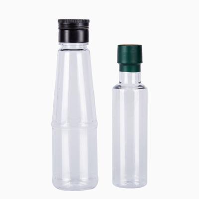 China Soy Sauce Plastic Vinegar Sauce Food Packaging 100ml 200ml Small Plastic Oil Bottle Seasoning Bottle Seafood Bottle for sale