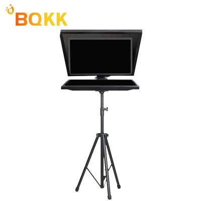 China Oxford Cloth BQKK 22 Inch Professional Broadcast Teleprompter for Studio and Live Streaming Webcasters and Youtubers for sale