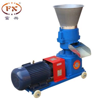 China Livestock farm animal feed pellet production line and ring die pellet machine for chicken feed for sale