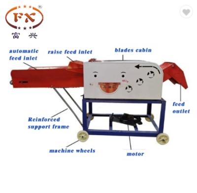 China Electric Driven Hotels Animal Feed Grinder Grass Cutting Chaff Cutter Machine for sale