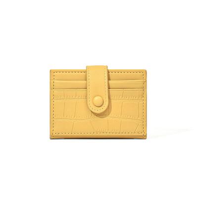 China High Quality Fashion Women Wallet Custom Logo Women Card Holder Coin Purse Business PU Folding ID Credit Card Holder Leather Wallet for sale