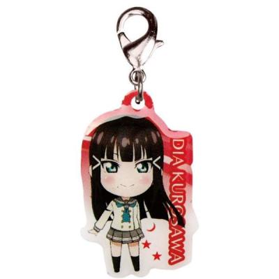 China Cartoonfiguren Domed Custom Printed Keychains Animatie Promotie Japanse Te koop