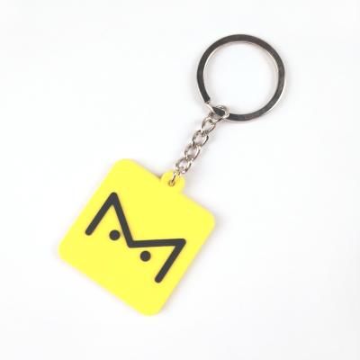 China Customize rubber pvc keychain  Zinc Alloy Metal Key Rings Fashion Key Tags for sale