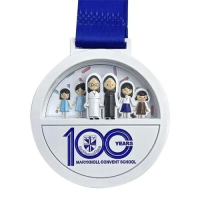 China 100 Years Convent School Souvenir Series Magnetic Medal for sale