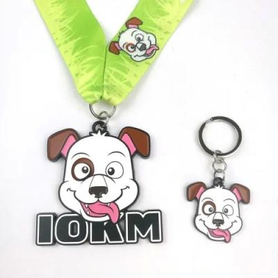 Cina 10KM Zinc Alloy Medaglia di corsa Medaglia di cartone animato Dog Eventi personalizzati in vendita