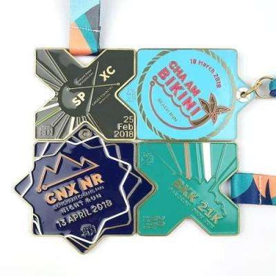 China Personalized Running Medals Series Puzzle Awards Innovative And Dynamic for sale