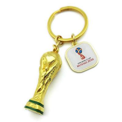 China FIFA World Cup Keychain Soccer Race Promotional Keyring Design for sale