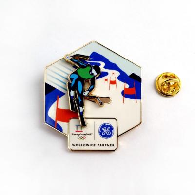 China UV-printen Spinning Pin Badge met gepolijste afwerking Expert vakmanschap en aanpasbaar ontwerp Te koop