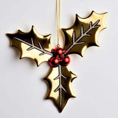 China Festive Gleam Holly Ornament Add A Festive Touch To Wreaths And Garlands for sale