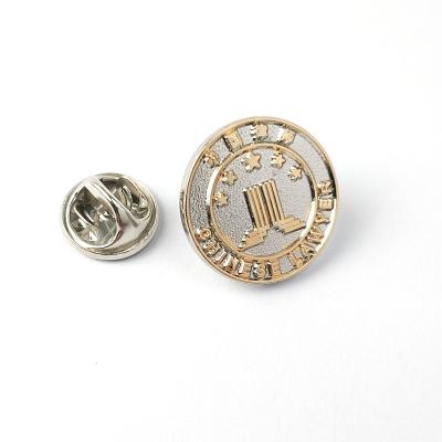 China Ronde vorm aangepaste twee-kleurige badges 2 mm dikte Te koop