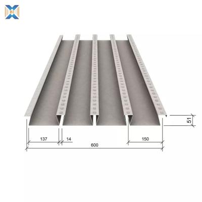 China Modern Composite Floor Decking Galvanized Sheet Galvanized Corrugated Steel Deck Composite Metal Deck for sale