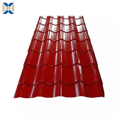 China Building Or Structural Steel Color Coated Corrugated Metal Roofing Panels Zinc Corrugated Sheet Metal Roof for sale