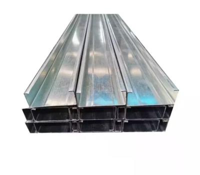 China Hot Rolled Construction C Beam Z Purlin Galvanized Steel Purlin C Purlin for sale